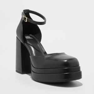 Wild Fable Black Platform Heels
